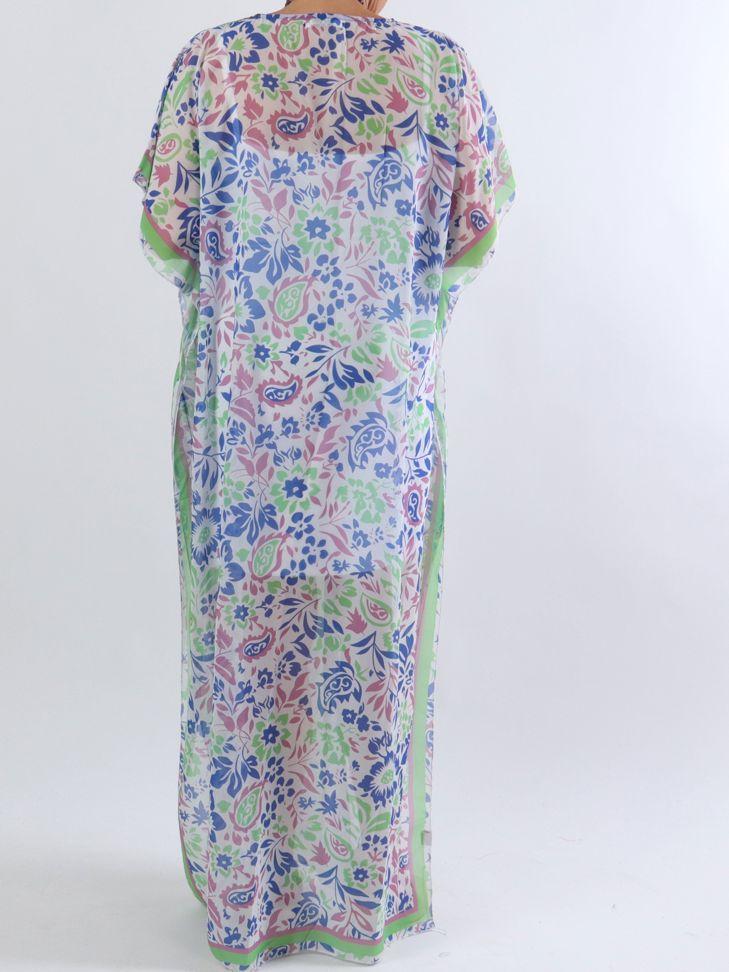 Nadia - Lång plus size halvtransparent tunika